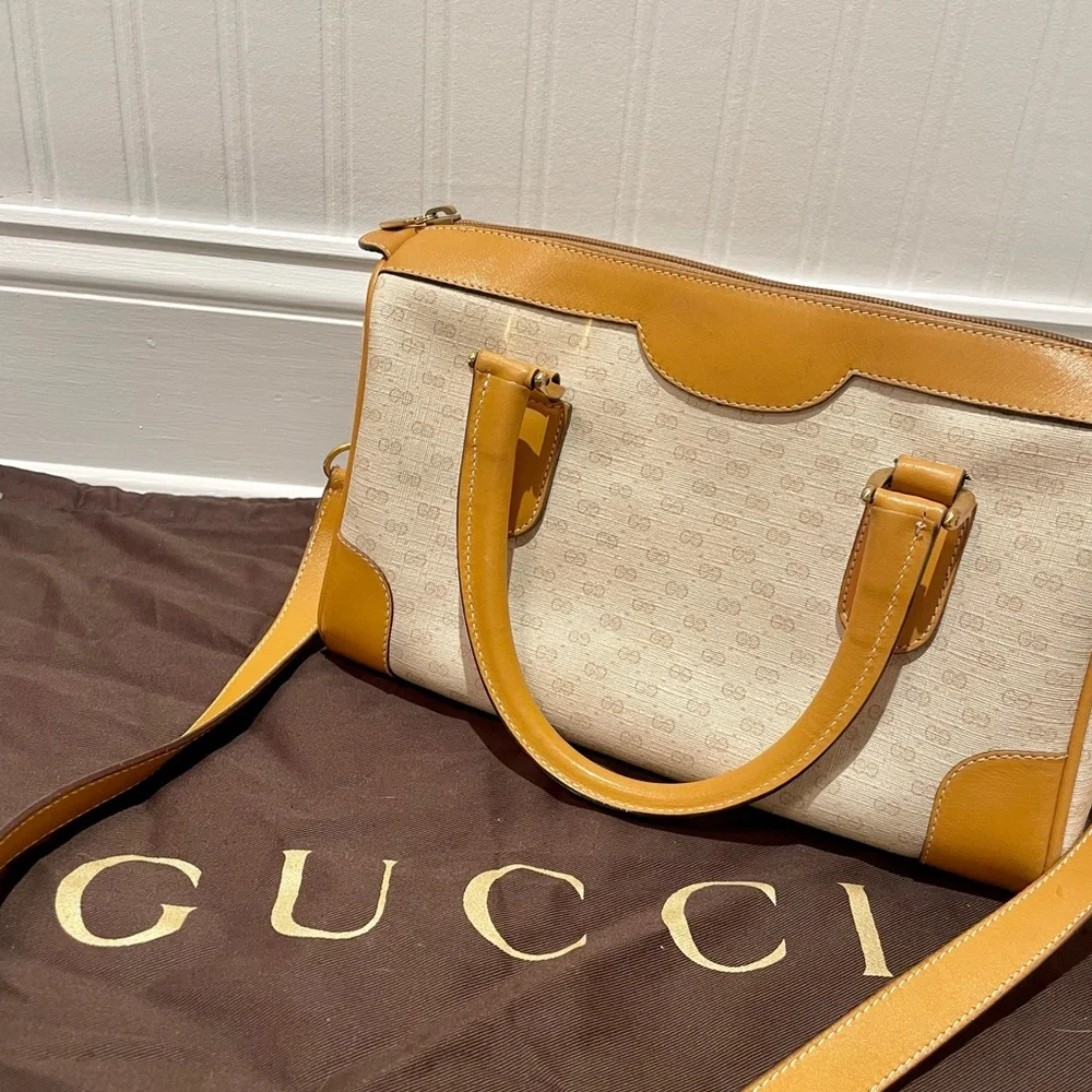 GUCCI , Vintage Boston 2way - Picture 1 of 9